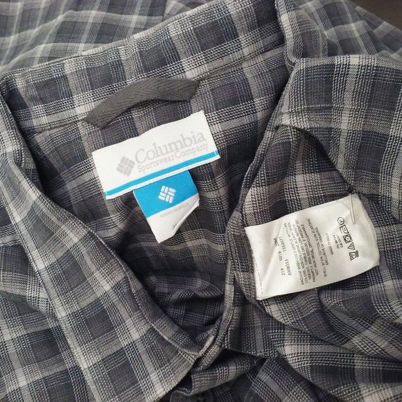 Lot of 2 - Columbia Checked Button-up Shirts XXL - Picture 6 of 12